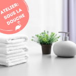 Atelier "Sous la douche": Création gel douche naturel et gommage visage